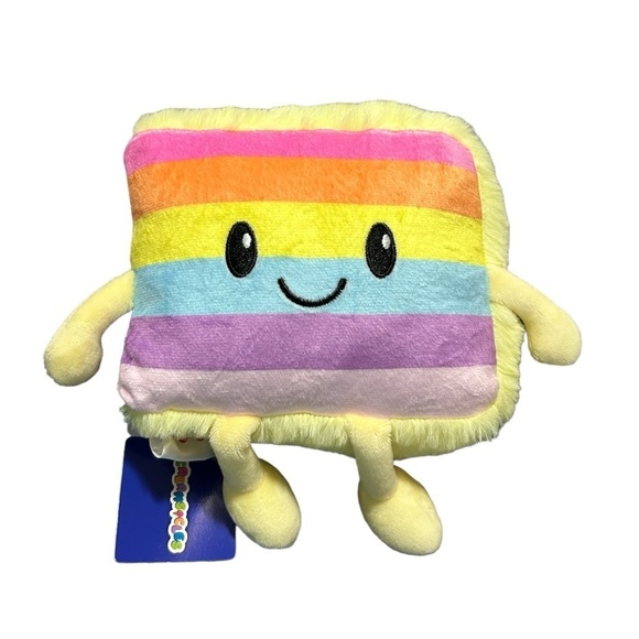 Iscream Other - Iscream Screamsicles Rainbow Cake Slice Plush
